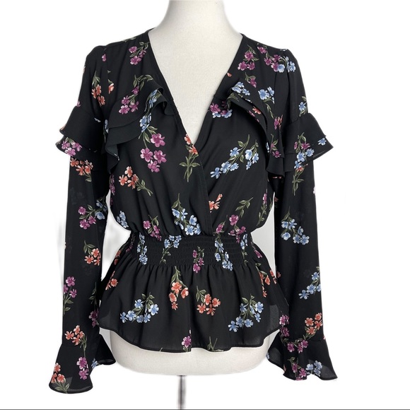 LIKELY Floral Ruffle Top - Picture 3 of 8